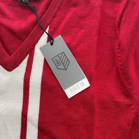 Rule 18 Men's V-Neck Sweater - Picture 6 of 9